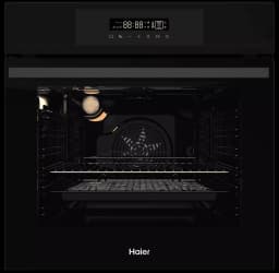 Духвой шкаф Haier HOX-FP3AGB встраиваемый 3.15 кВт 76 л, черный
