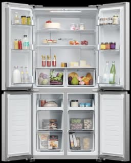 Холодильник Haier HTF-425DM7RU 433 л, серебристый