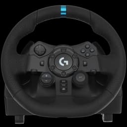 Игровой руль LOGITECH G923 R\W PS4, черный
