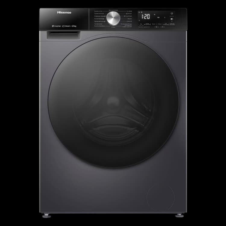 Стиральная машина Hisense WD3S8042BB1 с сушкой 8/5 кг, черный