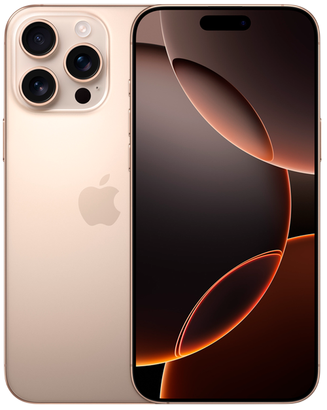 Image of iPhone 16 Pro Max 512ГБ (eSim+eSim), Пустынный