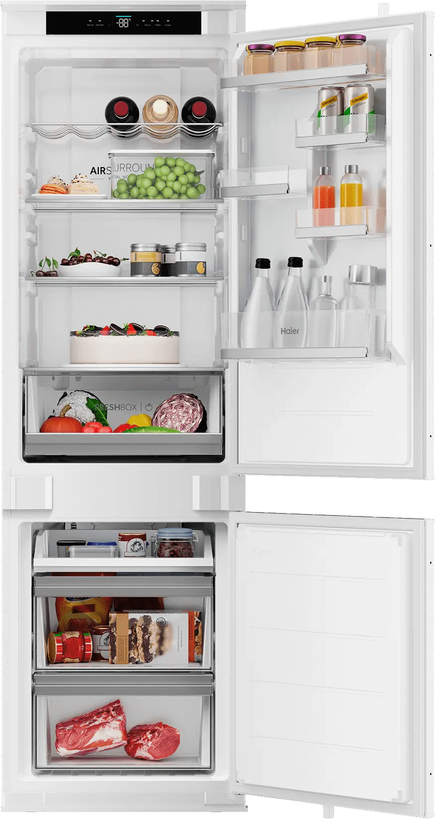 Image of Встраиваемый холодильник Haier HBCN5177S 238 л, бе...